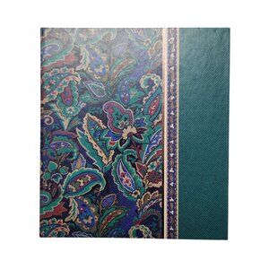 Hallmark Refillable ADDRESS BOOK Calendar Phone Number Paisley Print Book